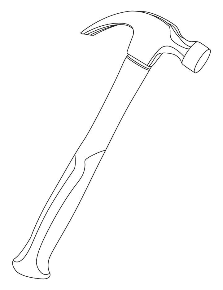 Hammer Pic Drawing