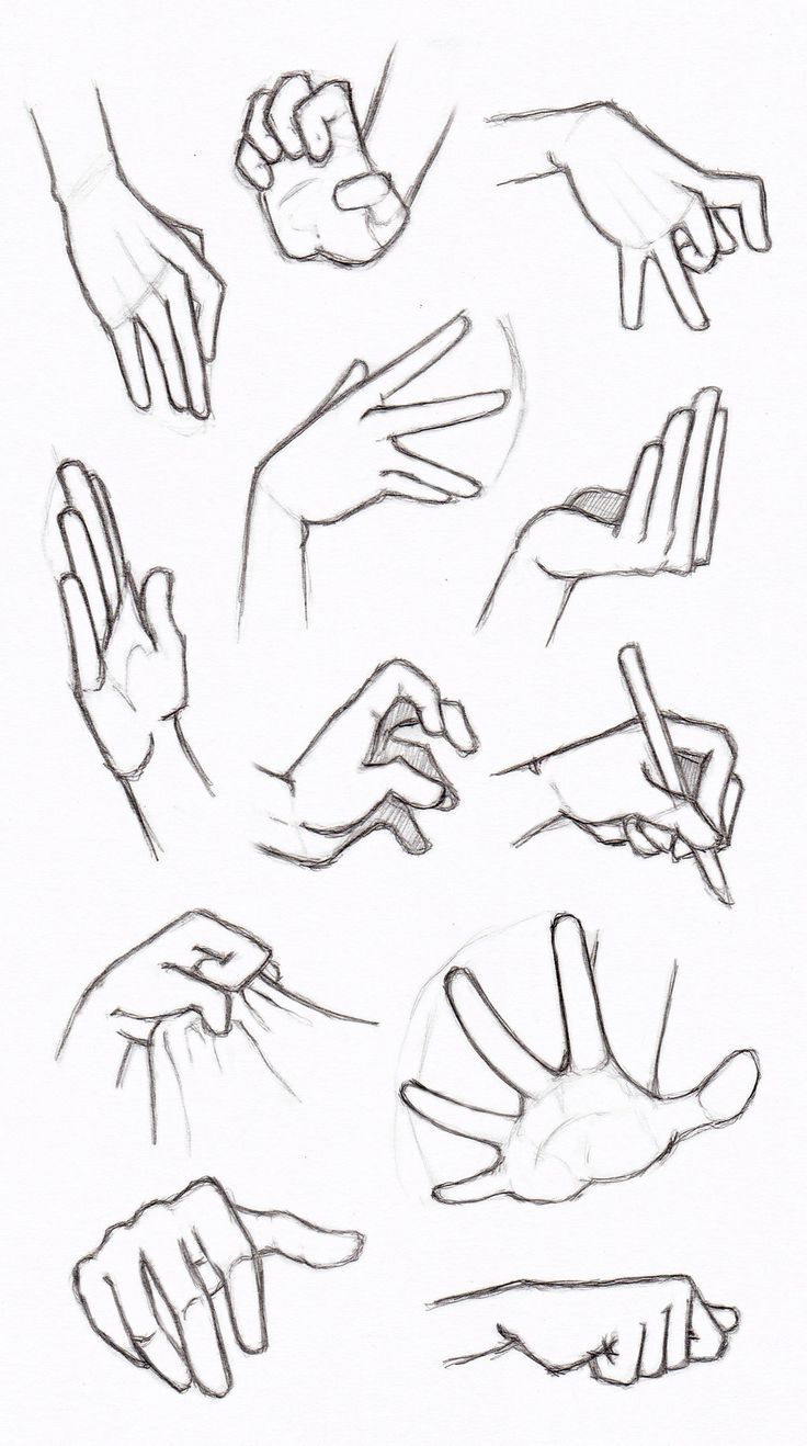 Anime Hand Poses  Free Drawing References