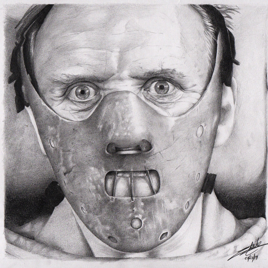 Hannibal Lecter Drawing Beautiful Image