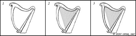 Harp Drawing Image