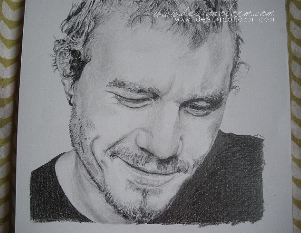 Heath Ledger Drawing Beautiful Image