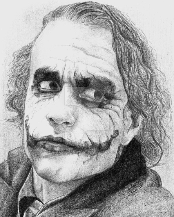 Heath Ledger Drawing Pics