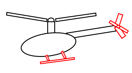 Helicopter Drawing Image