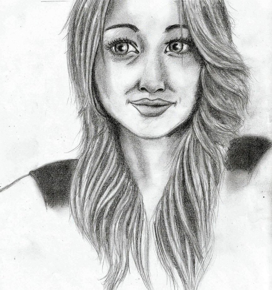 Hilary Duff Art Drawing