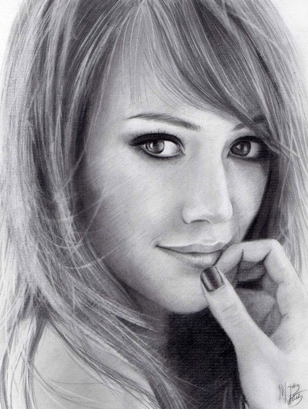 Hilary Duff Drawing Pic