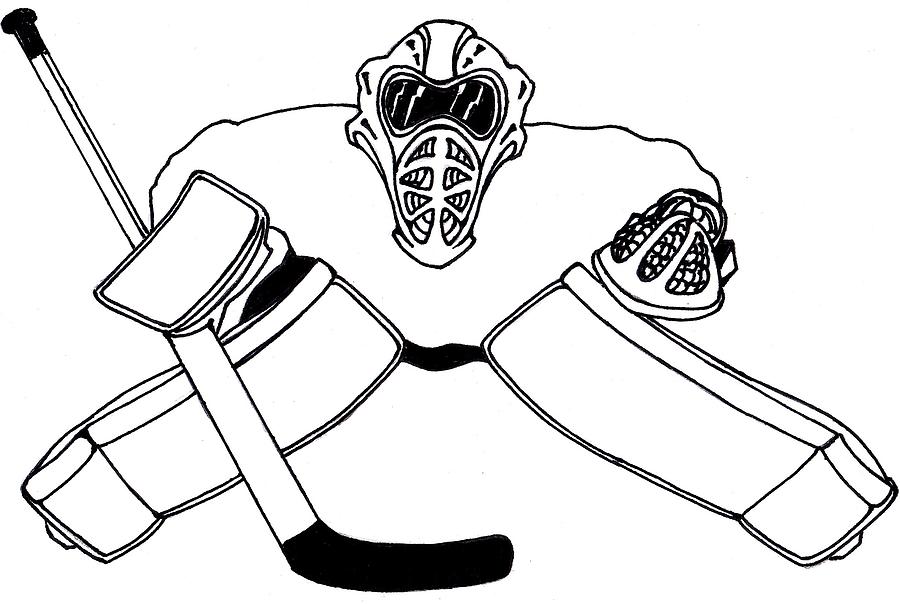 Hockey Picture Drawing