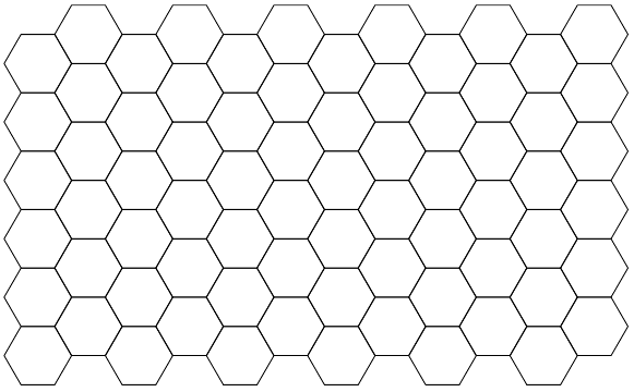 Honeycomb Drawing Art