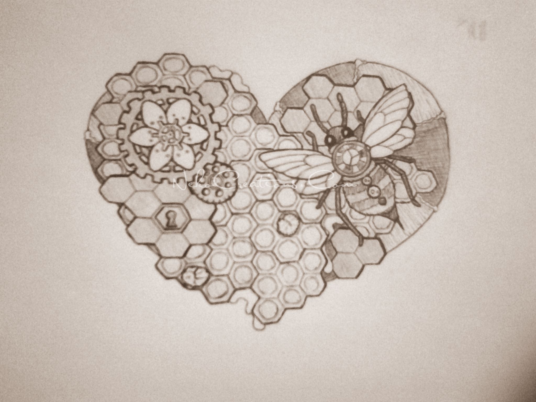 Honeycomb Drawing