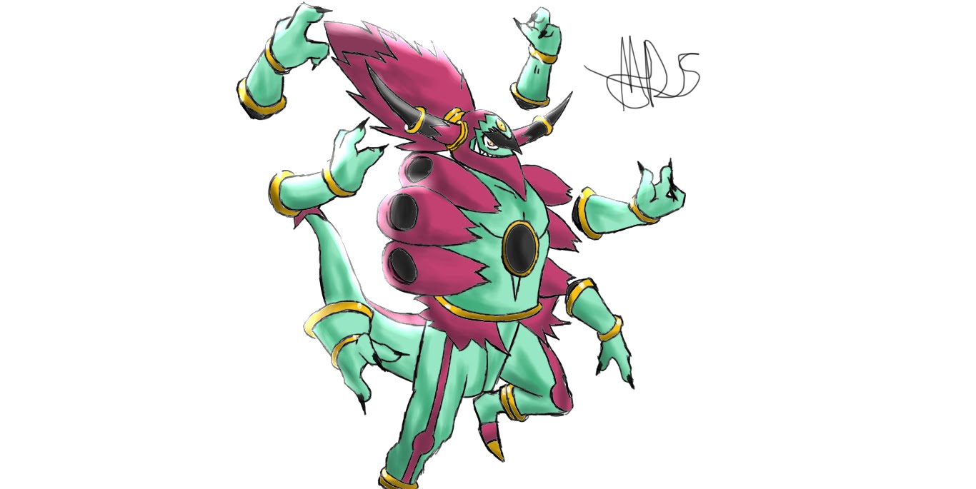 Hoopa Unbound Drawing Images
