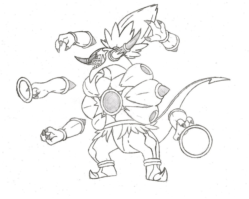 Hoopa Unbound Drawing Photo
