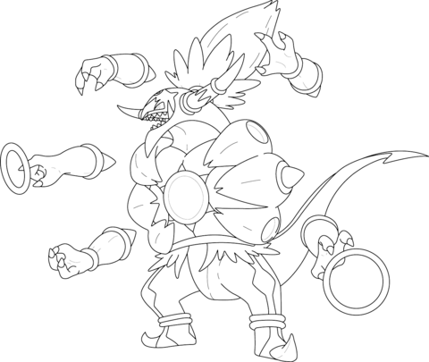 Hoopa Unbound Drawing Pics