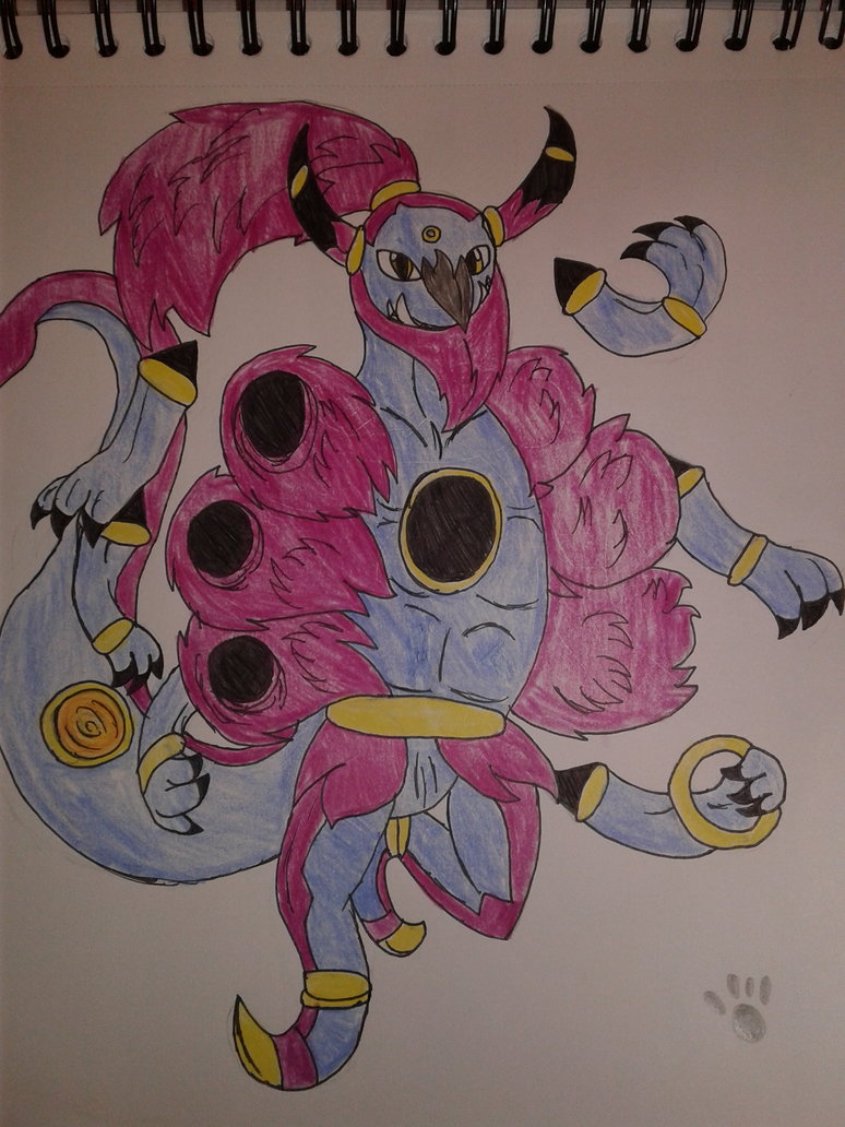 Hoopa Unbound Drawing Realistic