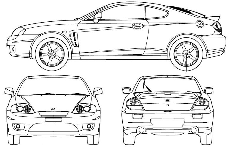 Hyundai Pic Drawing