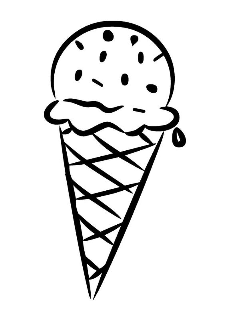 Ice Cream Drawing Art
