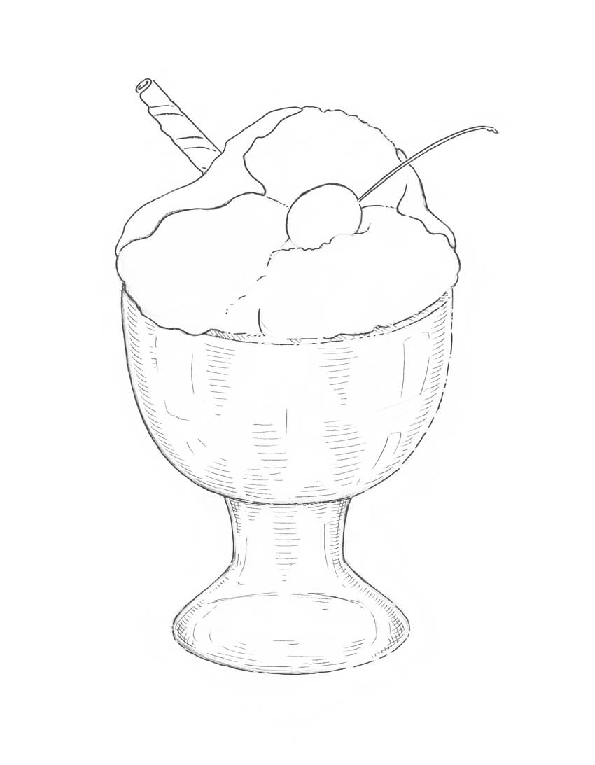 Ice Cream Image Drawing