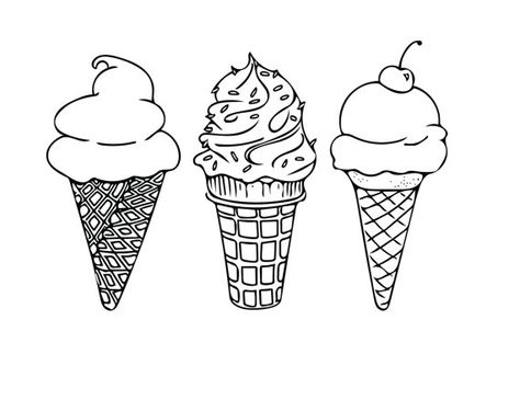Ice Cream Picture Drawing