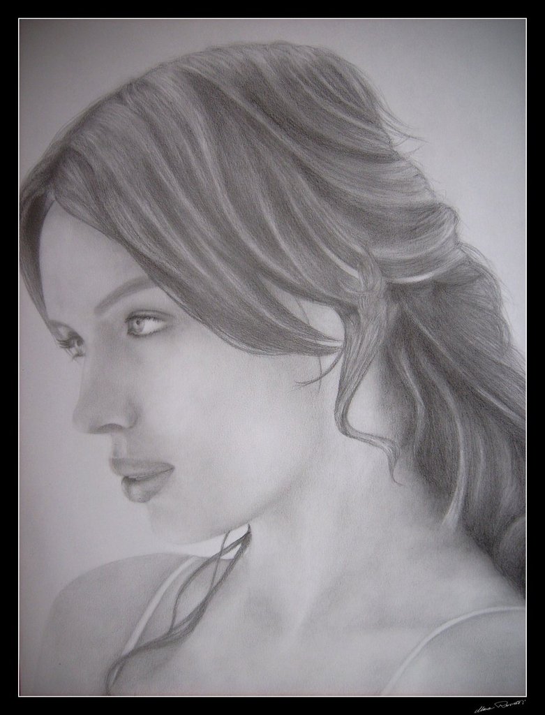 Irina Shayk Drawing Beautiful Image