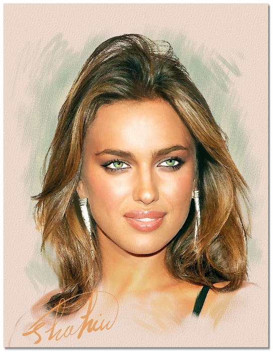 Irina Shayk Drawing Images