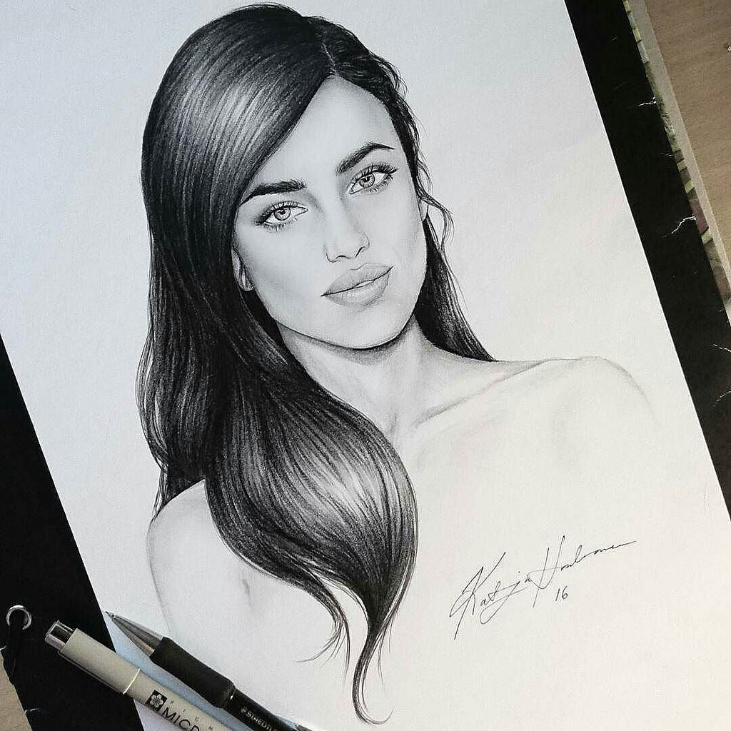 Irina Shayk Drawing