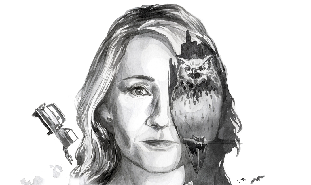 J K Rowling Art Drawing