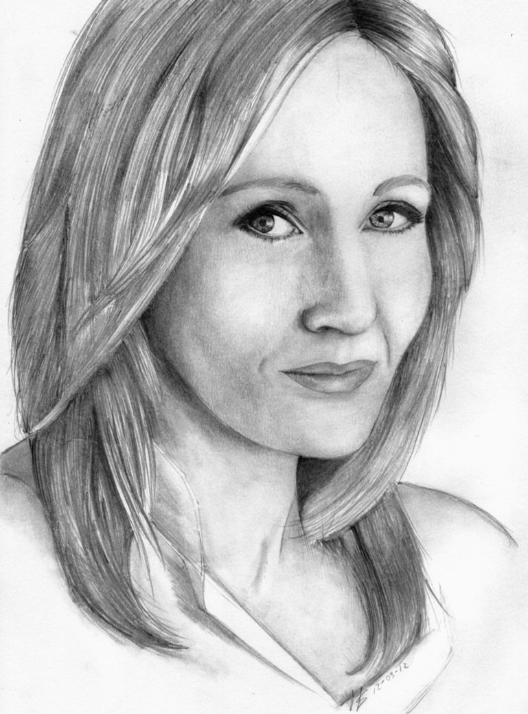 J K Rowling Drawing Image