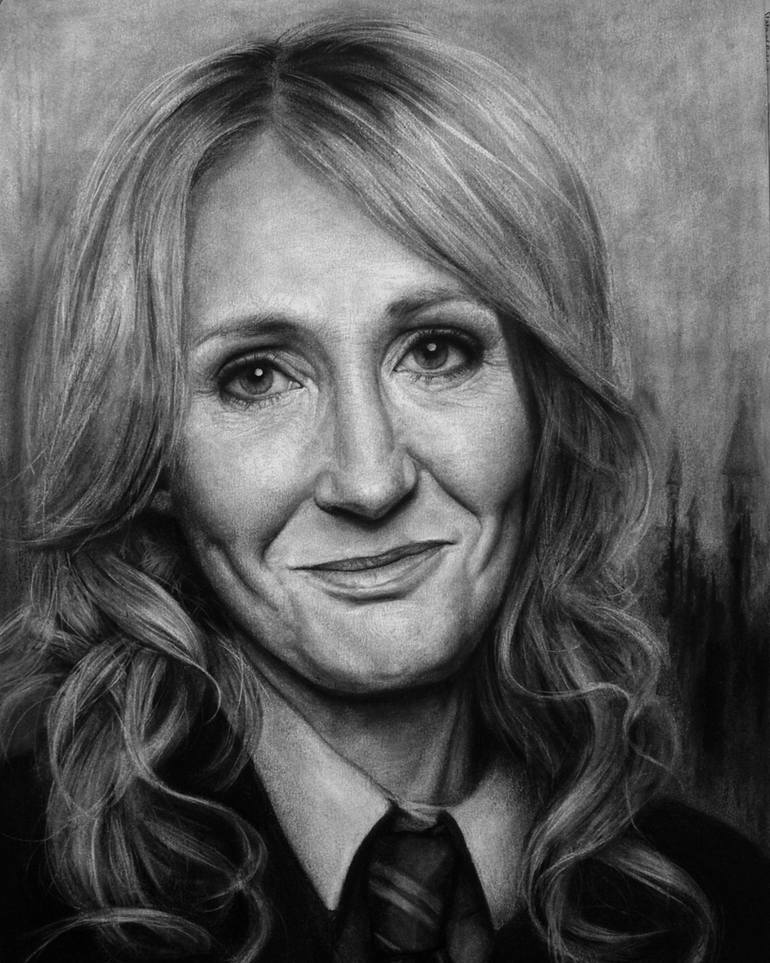 J K Rowling Drawing Pics