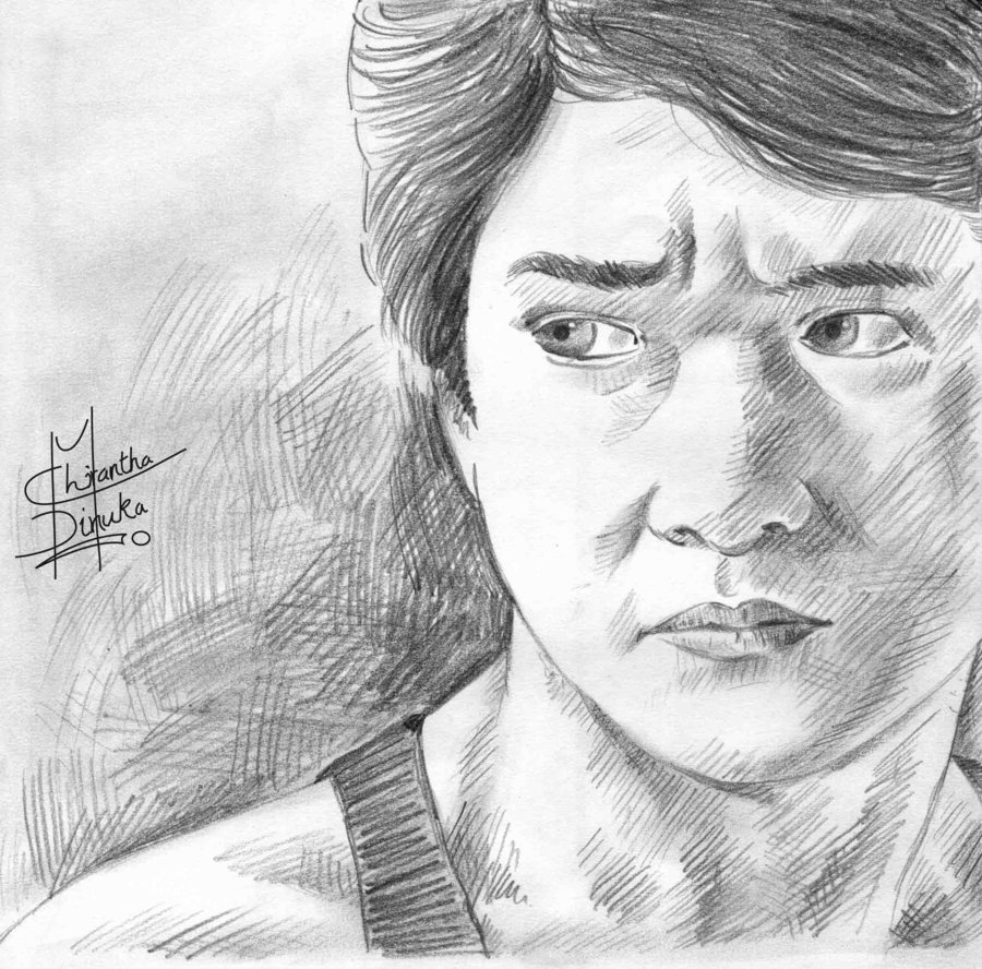 Jackie Chan Drawing Beautiful Image  Drawing Skill