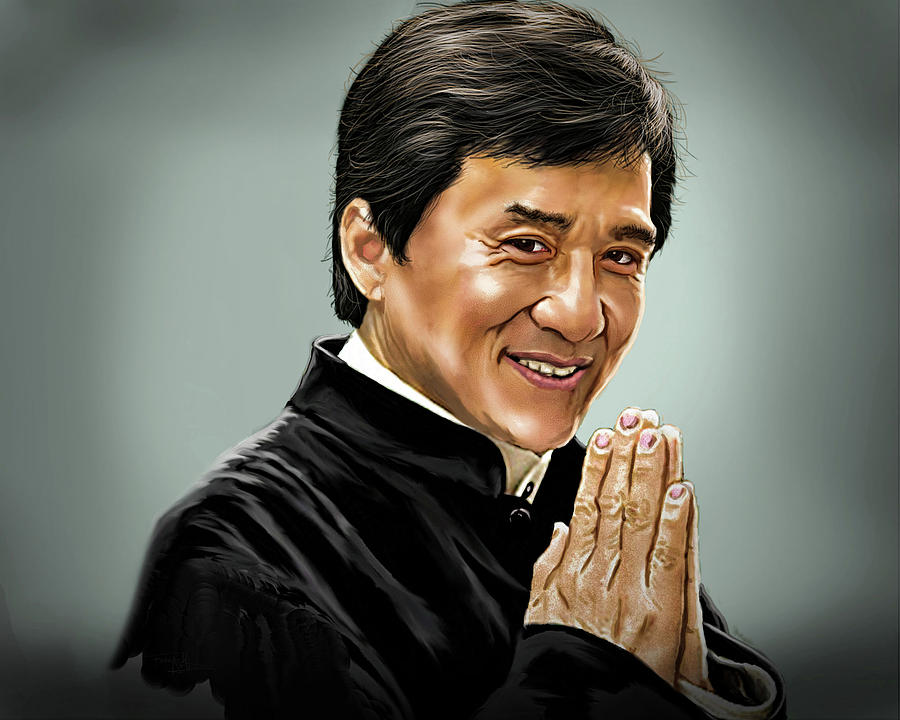 Jackie Chan Drawing High-Quality
