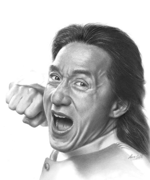Jackie Chan Drawing Image