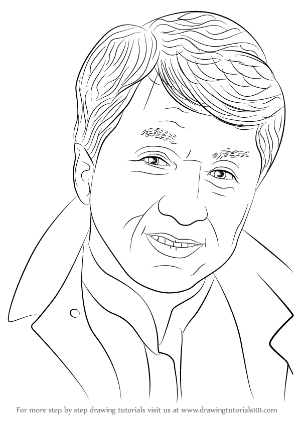 Jackie Chan Drawing Pic