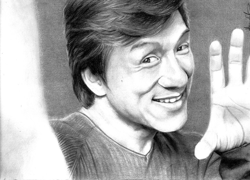 Jackie Chan Drawing Picture