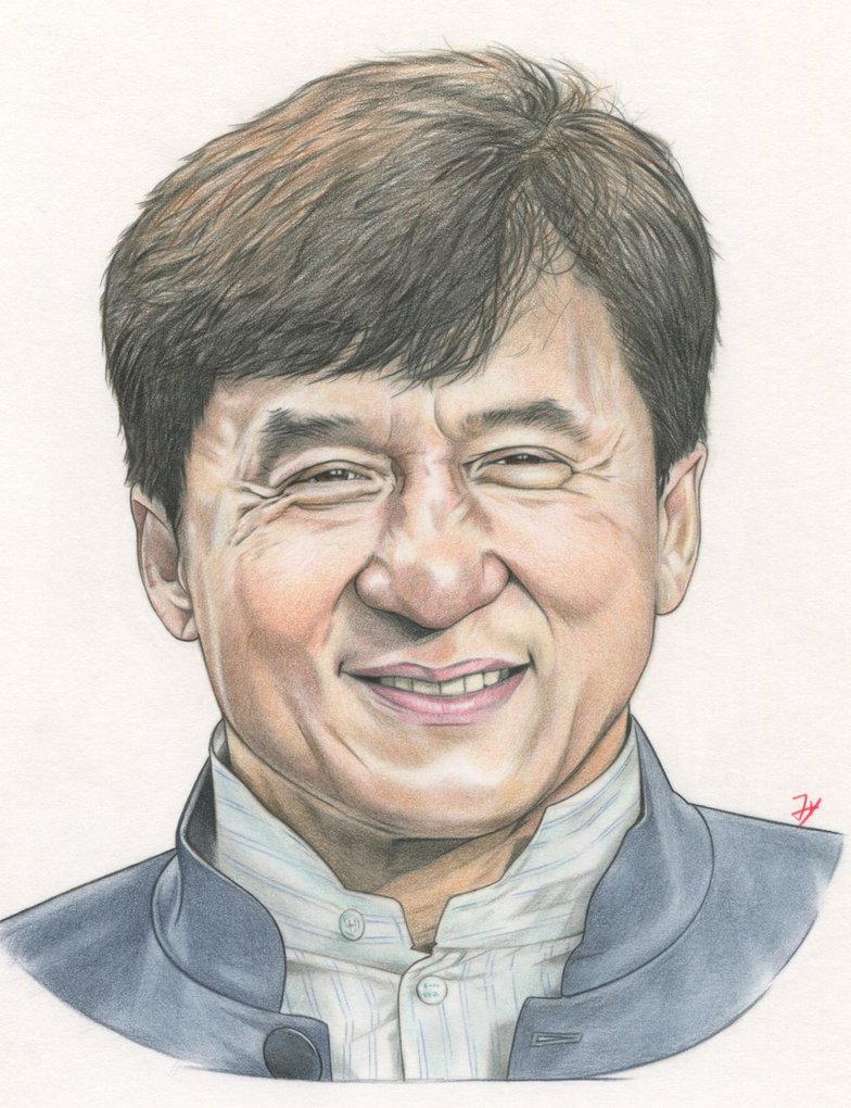 Jackie Chan Drawing Realistic