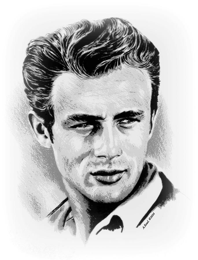 James Dean Drawing Art