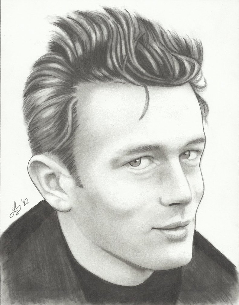 James Dean Drawing High-Quality
