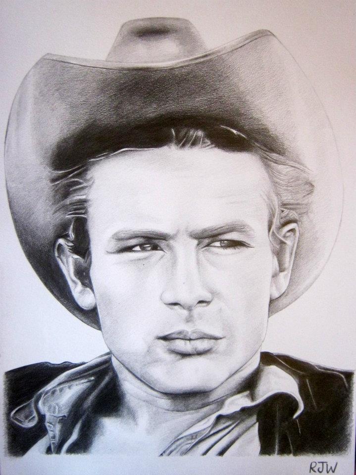 James Dean Drawing Photo