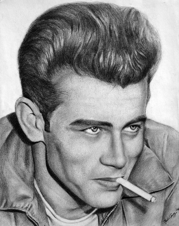 James Dean Drawing Picture
