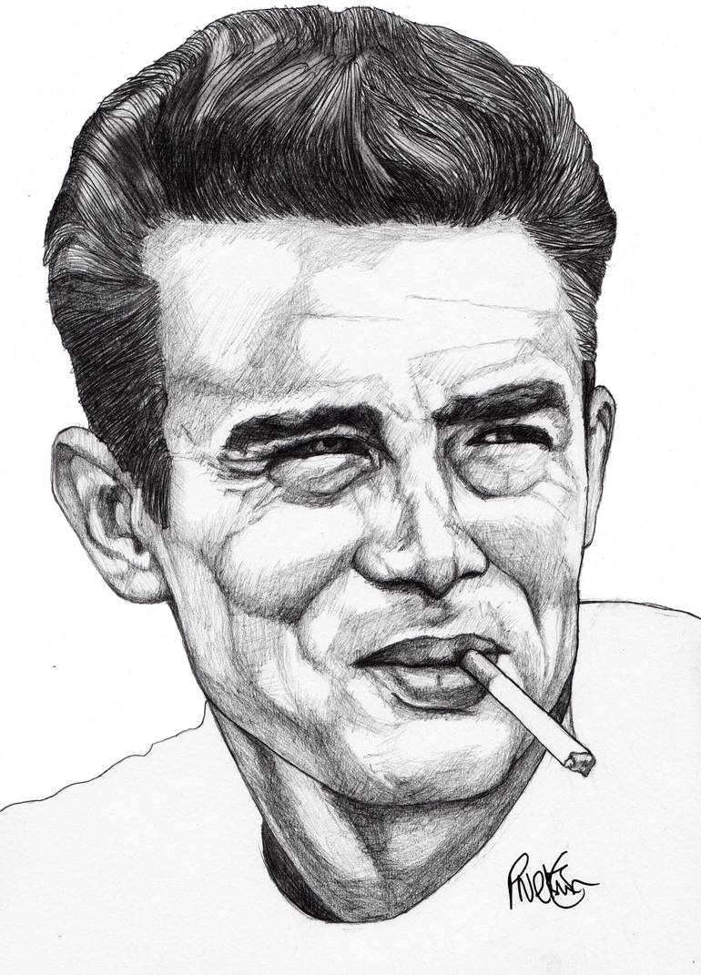 James Dean Drawing