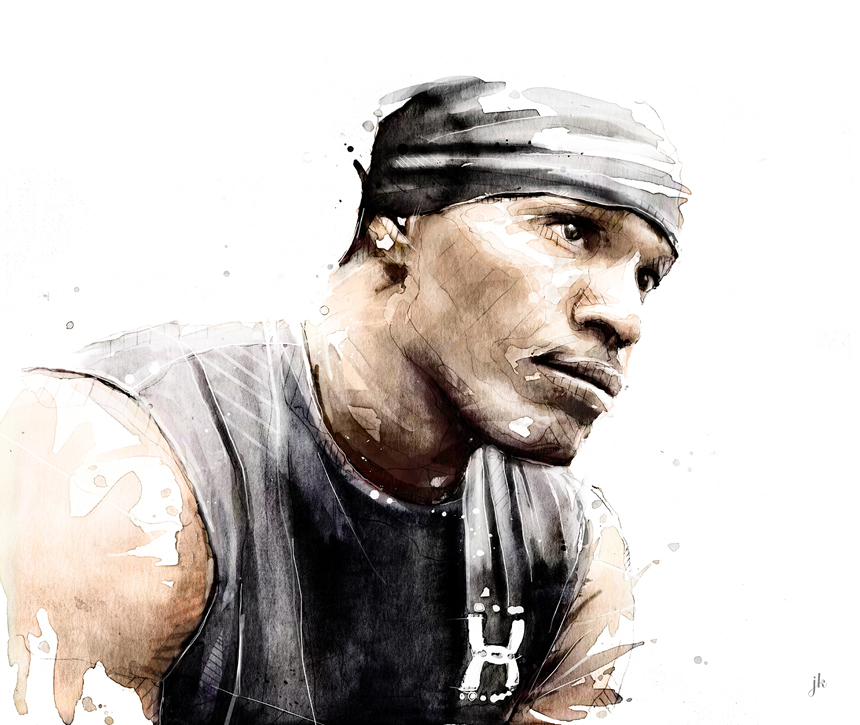 Jamie Foxx Drawing Art