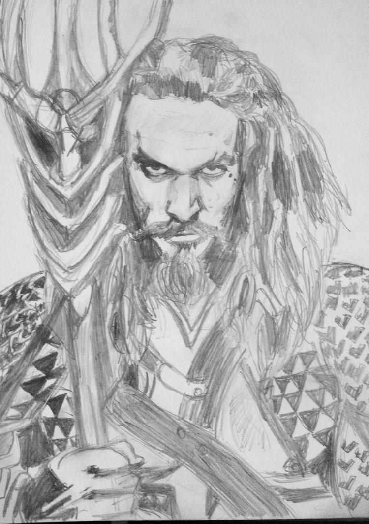 Jason Momoa Drawing Art