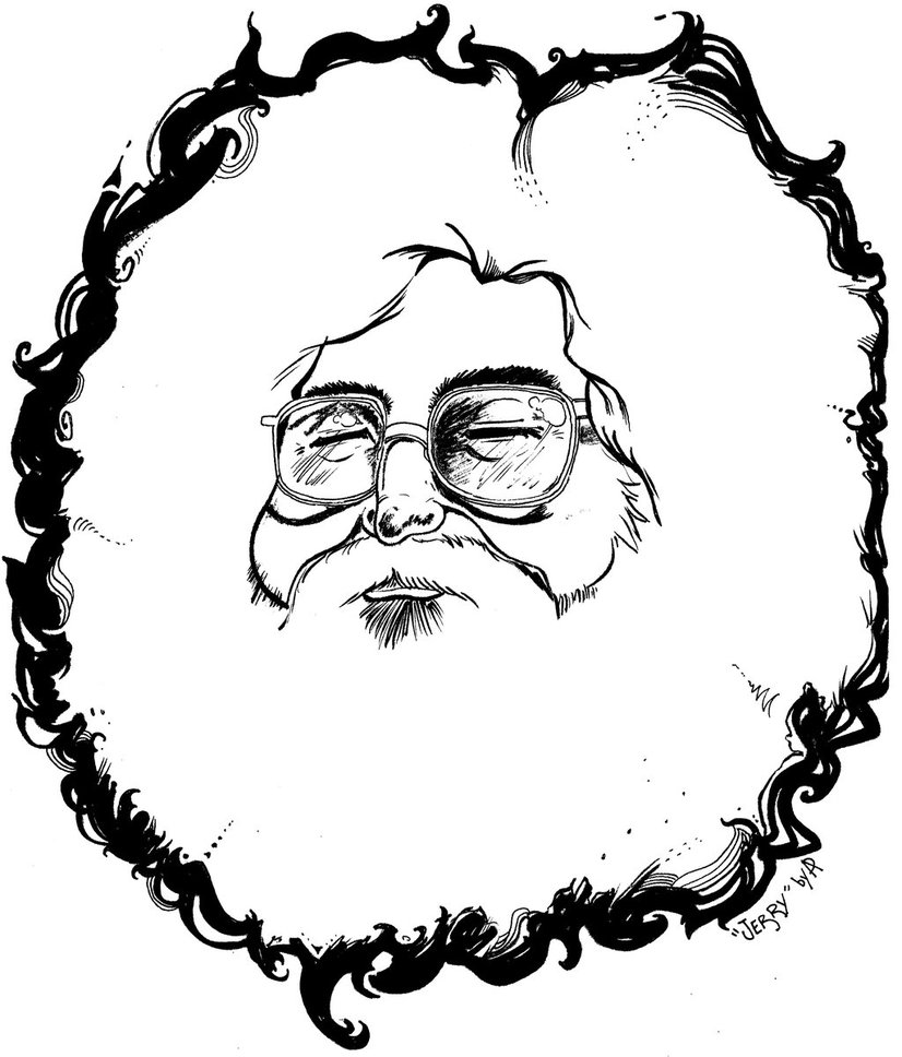 Jerry Garcia Drawing Image