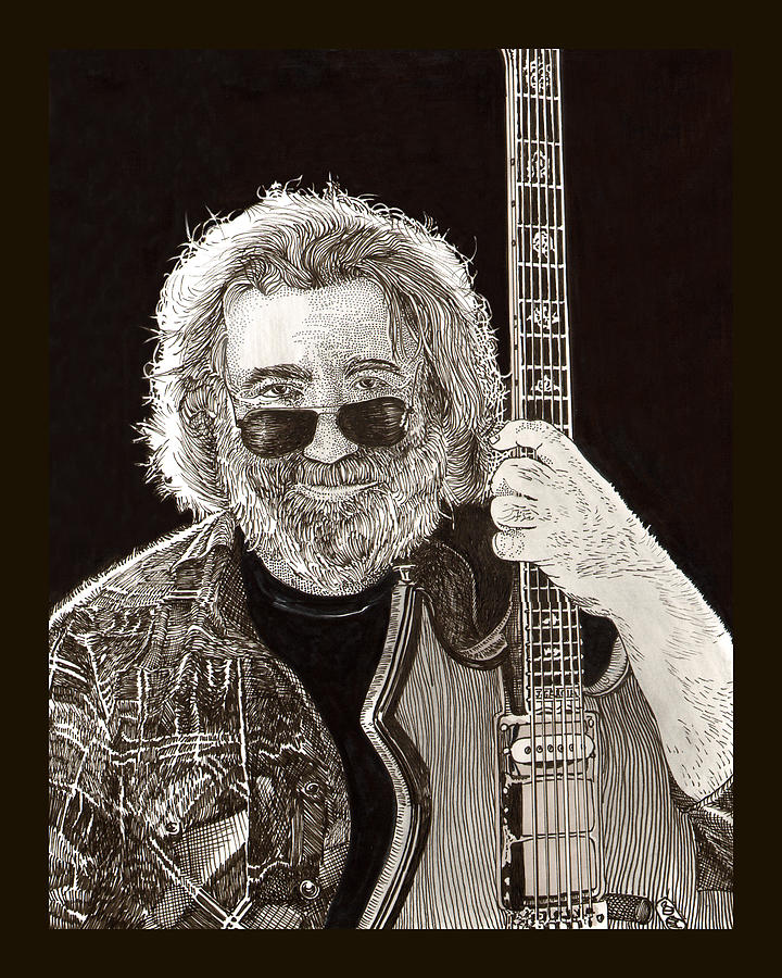 Jerry Garcia Drawing Pic