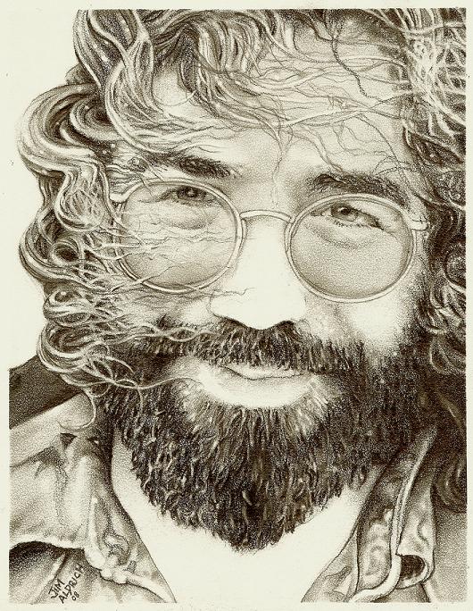 Jerry Garcia Drawing Pics