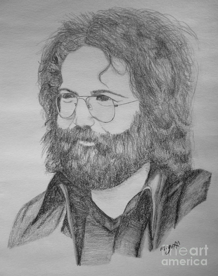 Jerry Garcia Drawing Realistic