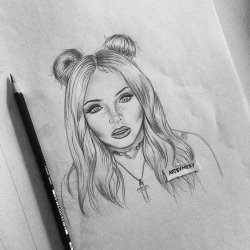 Jesy Nelson Drawing Amazing