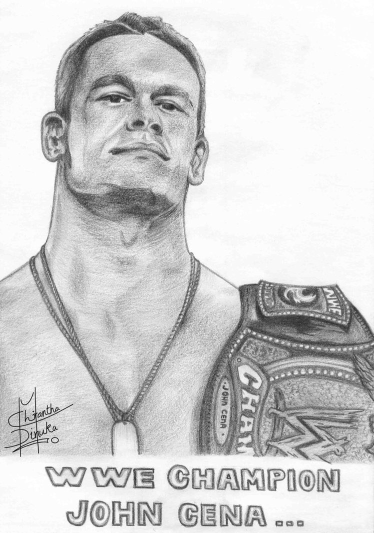 John Cena Drawing Art
