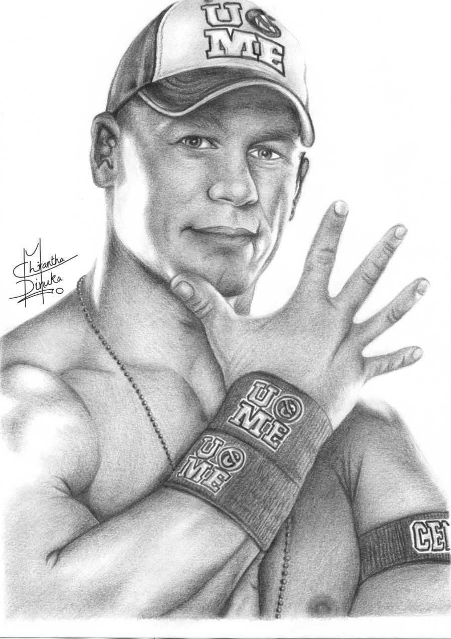 John Cena Drawing Photo