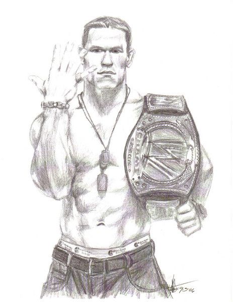 John Cena Drawing Pics