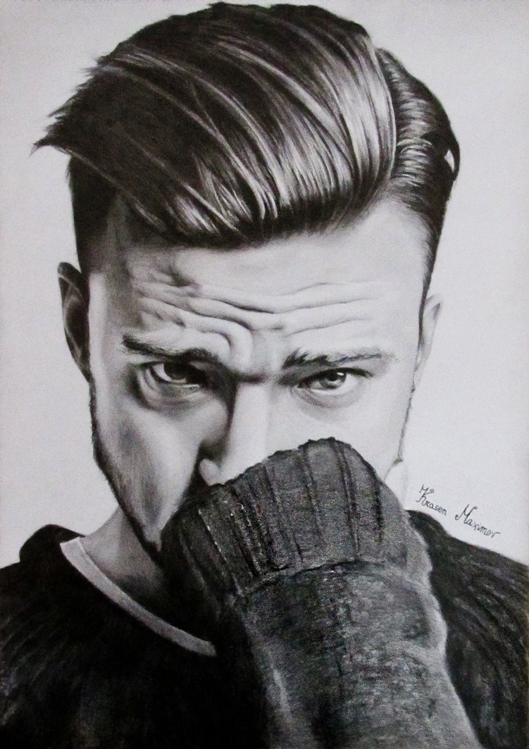 Justin Timberlake Drawing Beautiful Image