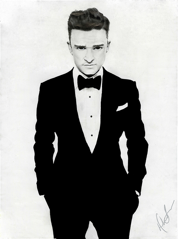 Justin Timberlake Drawing