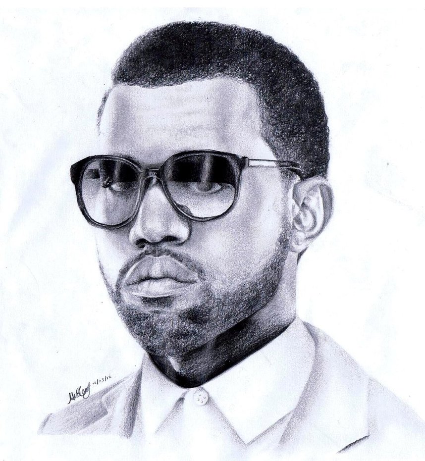 Kanye West Drawing Art